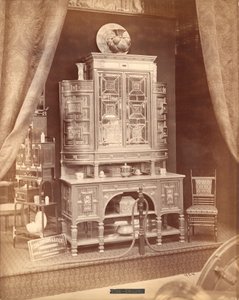 Exhibición de muebles de Collinson & Lock (impresión de albúmina plateada)
