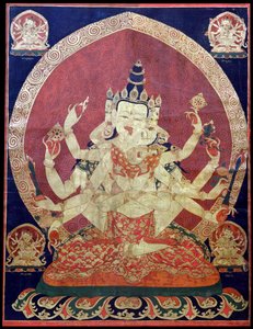 Guhyasamaja Akshobhyavajra Thanka de Central Asian Art.