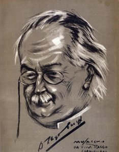 David Lloyd George (1863-1945), político británico. Caricatura de Cesare Musacchio (nacido en 1882) de Cesare Annibale Musacchio
