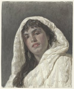 Busto de mujer oriental