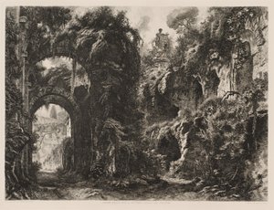 Ruinas de la casa de Septimio Severo en el Palatino de Cesare Biseo
