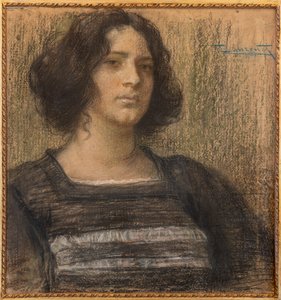 La mujer veneciana (pasteles) de Cesare Laurenti