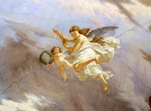 Detalle del techo (detalle) de Cesare Mariani