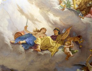 Detalle del techo (detalle) de Cesare Mariani