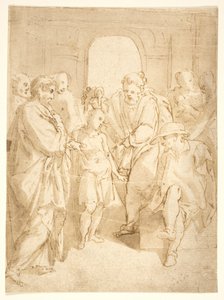 David ungido por Samuel de Cesare Nebbia