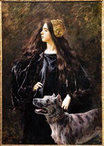 Una señora con un perro