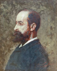 Retrato de Ambrogio Raffele de Cesare Tallone