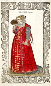 Nobili Moderne. De: De gli habiti antichi et moderni, 1598 de Cesare Vecellio