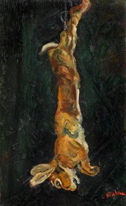 Liebre colgante, ca. 1923 de Chaim Soutine