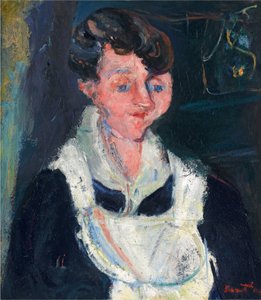 La Soubrette (Camarera), c.1933 (óleo sobre lienzo) de Chaim Soutine