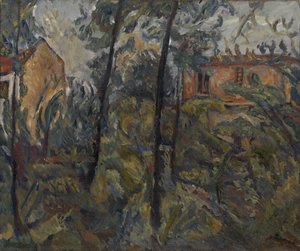 Paisaje con casas, c. 1918 de Chaim Soutine