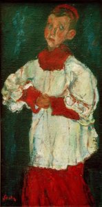 El niño del coro de Chaim Soutine
