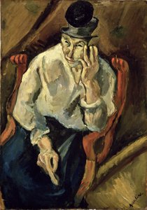 Hombre con sombrero, c.1900 de Chaim Soutine