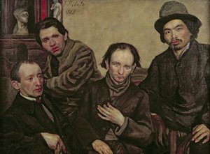 Reunión de los pintores de Chaim Soutine