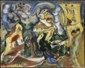 El pueblo, ca 1923 de Chaim Soutine