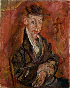 mujer con ojos redondos de Chaim Soutine