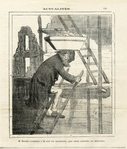Ilustración de Cham (1819-1879) en Le Charivari de Amédée de Noé