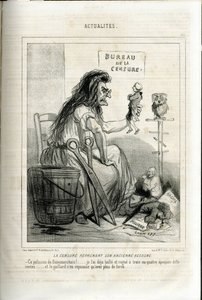 Ilustración de Cham (1819-1879) en Le Charivari