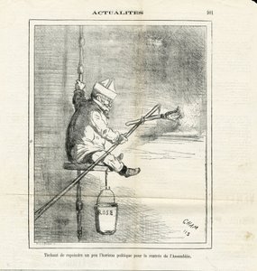 Ilustración de Cham (1819-1879) en Le Charivari