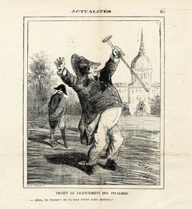 Ilustración de Cham (1819-1879) en Le Charivari de Amédée de Noé