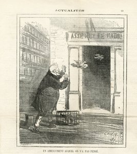 Ilustración de Cham (1819-1879) en Le Charivari de Amédée de Noé