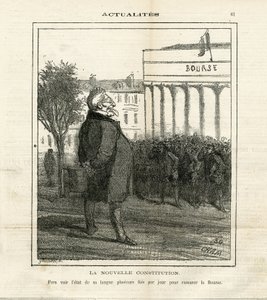Ilustración de Cham (1819-1879) en Le Charivari de Amédée de Noé