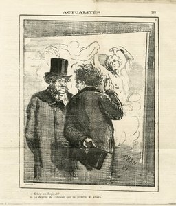 Ilustración de Cham (1819-1879) en Le Charivari de Amédée de Noé