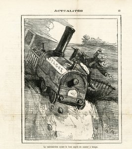 Ilustración de Cham (1819-1879) en The Charivari de Amédée de Noé