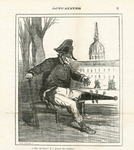 Ilustración de Cham (1819-1879) en Le Charivari de Amédée de Noé