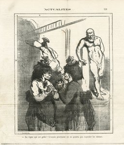 Ilustración de Cham (1819-1879) en Le Charivari de Amédée de Noé