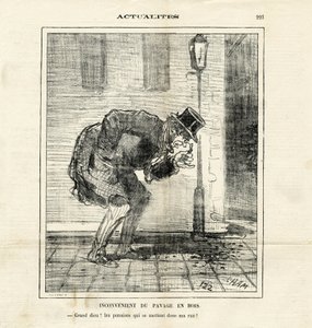 Ilustración de Cham en Le Charivari de Amédée de Noé