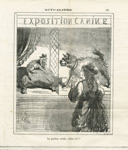 Ilustración de Cham (1819-1879) en The Charivari de Amédée de Noé