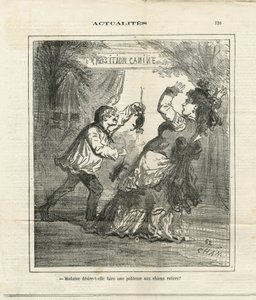 Ilustración de Cham (1819-1879) en The Charivari de Amédée de Noé