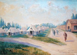 El Cuartel de Convalecientes del Hospital Militar Canadiense en St. Cloud de Charles Andre Igounet de Villers