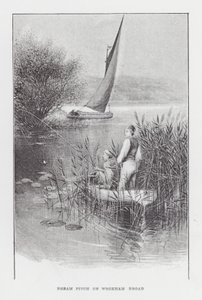 Pesca: Bream Pitch en Wroxham Broad de Charles (after) Whymper
