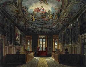 La Cámara de la Guardia de la Reina, Castillo de Windsor, de 