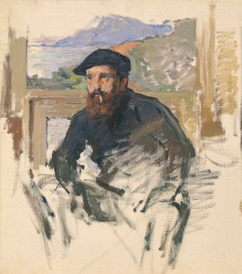 Retrato de Monet c.1884 (óleo sobre lienzo)