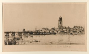 Deventer (escena del puerto) de Charles A. Platt