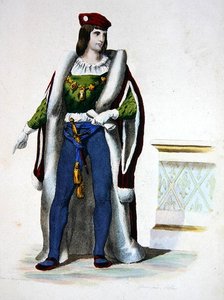 Carlos Duque de Orleans, retrato publicado en 