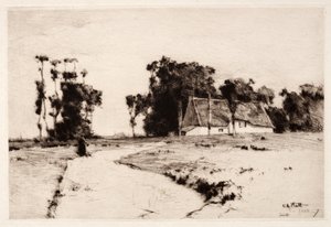 Árboles de Bretaña, 1885-1887 de Charles Adams Platt