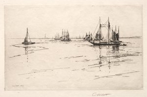 Buttermilk Channel, Nueva York, 1889 de Charles Adams Platt