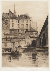 Quai des Orfèvres, París, 1886 de Charles Adams Platt