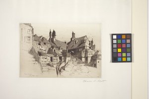 Rye, Sussex (aguafuerte sobre papel)