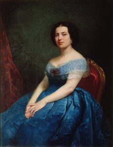 Retrato de Ernesta Grisi 1816-1895, 1866 de Charles Adolphe Bonnegrace