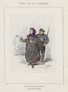 Ciudadana Recolectora, Para los Heridos de la Comuna de Charles Albert d Arnoux Bertall