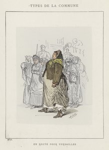 En ruta hacia Versalles de Charles Albert d Arnoux Bertall