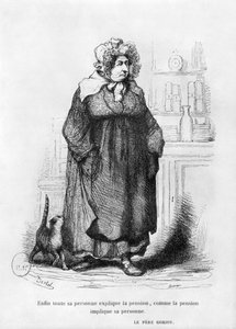 Madame Vauquer, ilustración de 