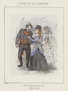 Una Loge en Mayo 1871, Au Canard a Trois Becs de Charles Albert d Arnoux Bertall