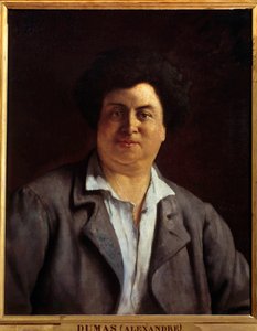 Retrato del escritor Alexandre Dumas padre
