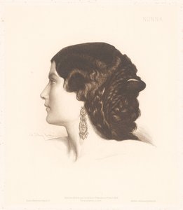 Retrato de una mujer italiana Nonna (título sobre el objeto) Retratos de mujeres italianas (título de la serie)